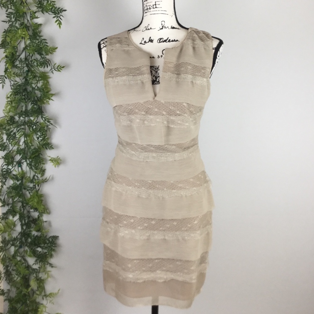 BCBG MAXAZRIA CADE DRESS LACE COLOR - BLocked.